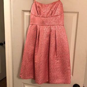 Strapless cocktail dress